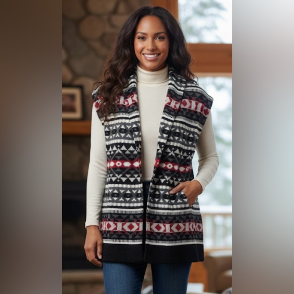 American Living Fair Isle Sweater Vest